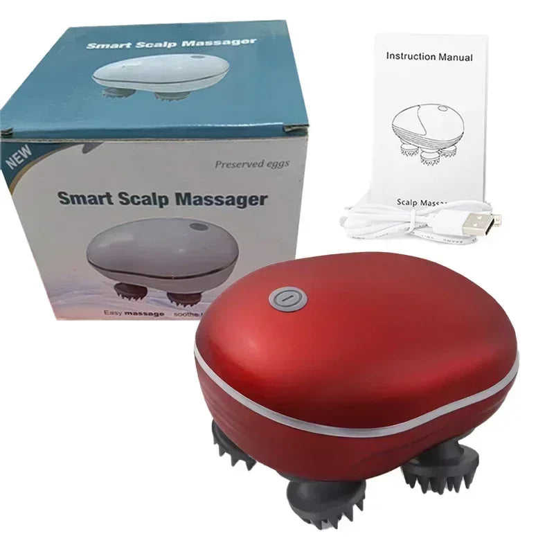 Elektrische Hoofdmassager Roodlicht Therapie