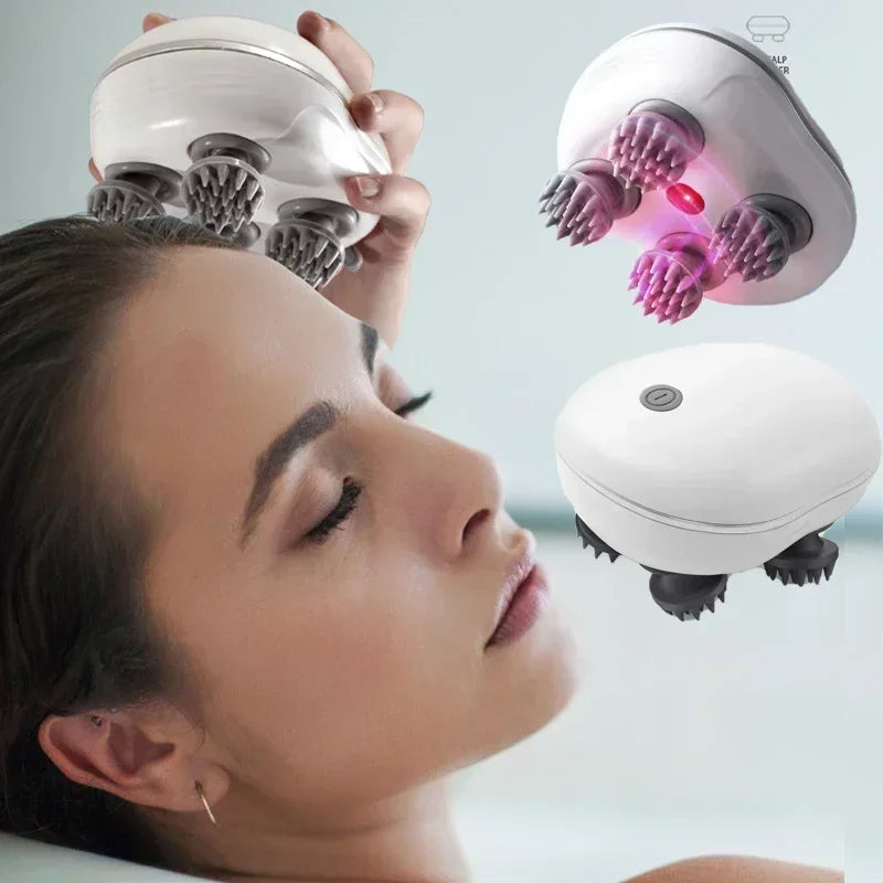 Elektrische Hoofdmassager Roodlicht Therapie