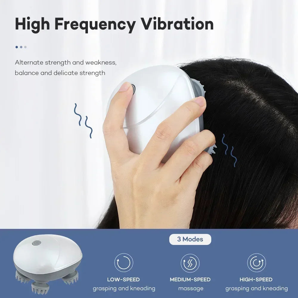 Elektrische Hoofdmassager Roodlicht Therapie