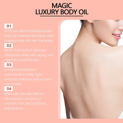 Tightening Body Oil Lifting Firming Lighten Fine Lines Improve Sagging Skin Dullness Brightening Moisturizing Nourish Skin Care