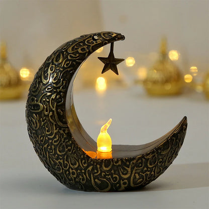 Candle Holder Middle East Style Star Moon Style Candlestick Modern Romantic Christmas Home Wedding Party Decoration Supplies