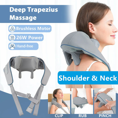 Draadloze Nek- en Schoudermassager