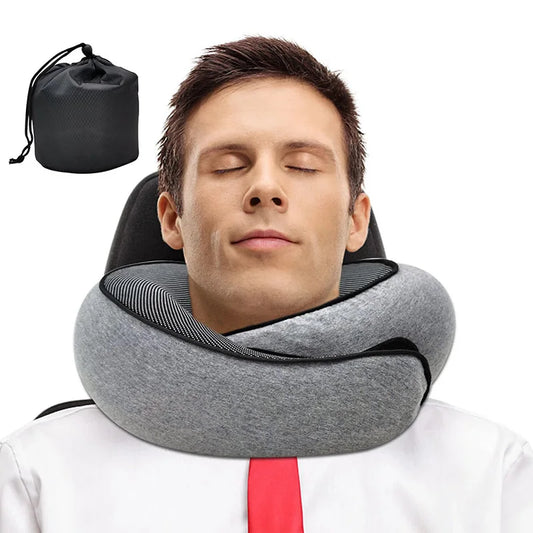 Reisnek Kussen Memory Foam U-vorm Verstelbaar