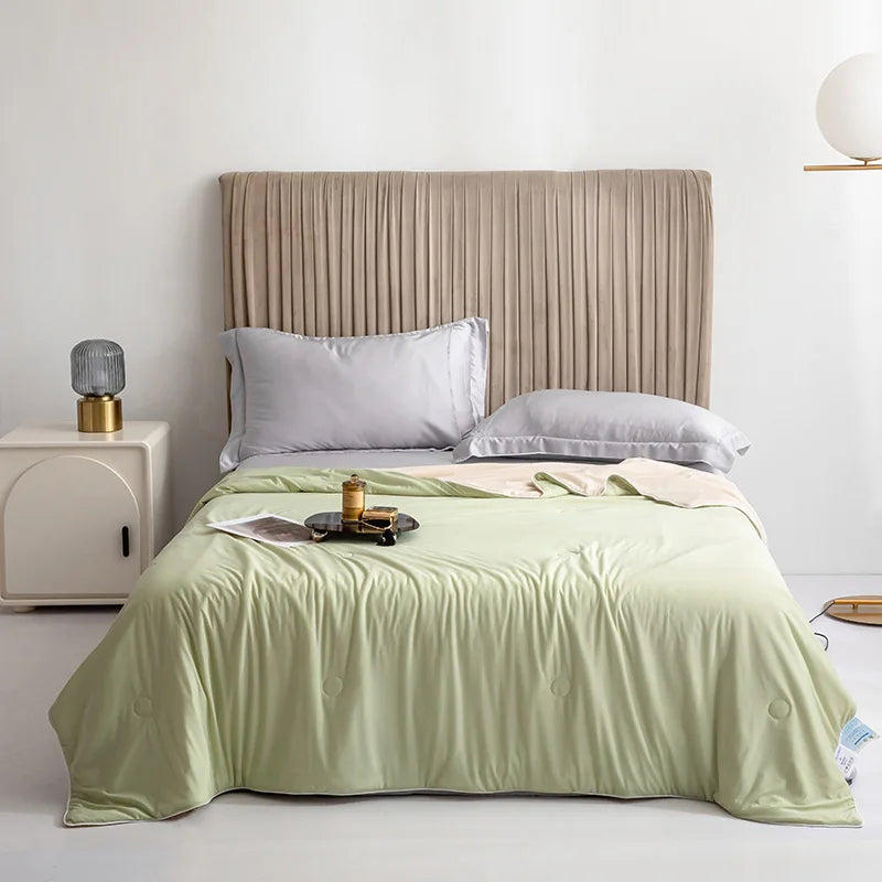 Koeldeken Zomer Quilt Lichtgewicht Dubbelzijdig Polyester