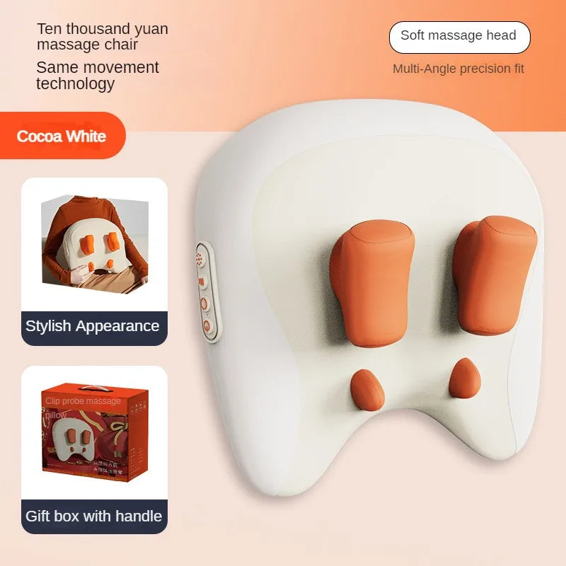 Draadloos Massagekussen Elektrisch Shiatsu Verwarming