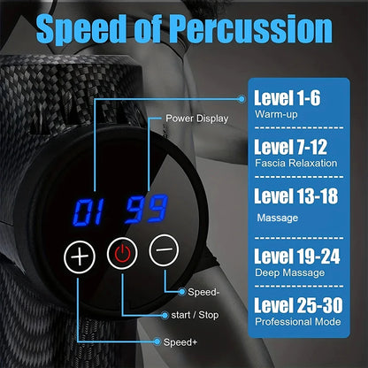 30 Niveaus Spier Massager Diepe Gun