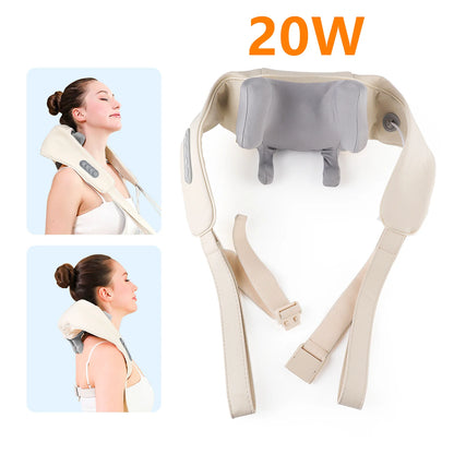Draadloze Nek- en Schoudermassager