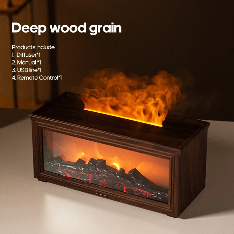 Kleurrijke Vlam Mini Openhaard Diffuser