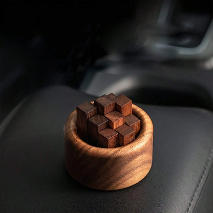 1/2/3Set Wooden Essential Oil Diffuser Aromatherapy Sticks Decor Walnut Wood Fragrance Expander For Home Bathroom Car Ornament