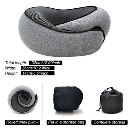 Reisnek Kussen Memory Foam U-vorm Verstelbaar