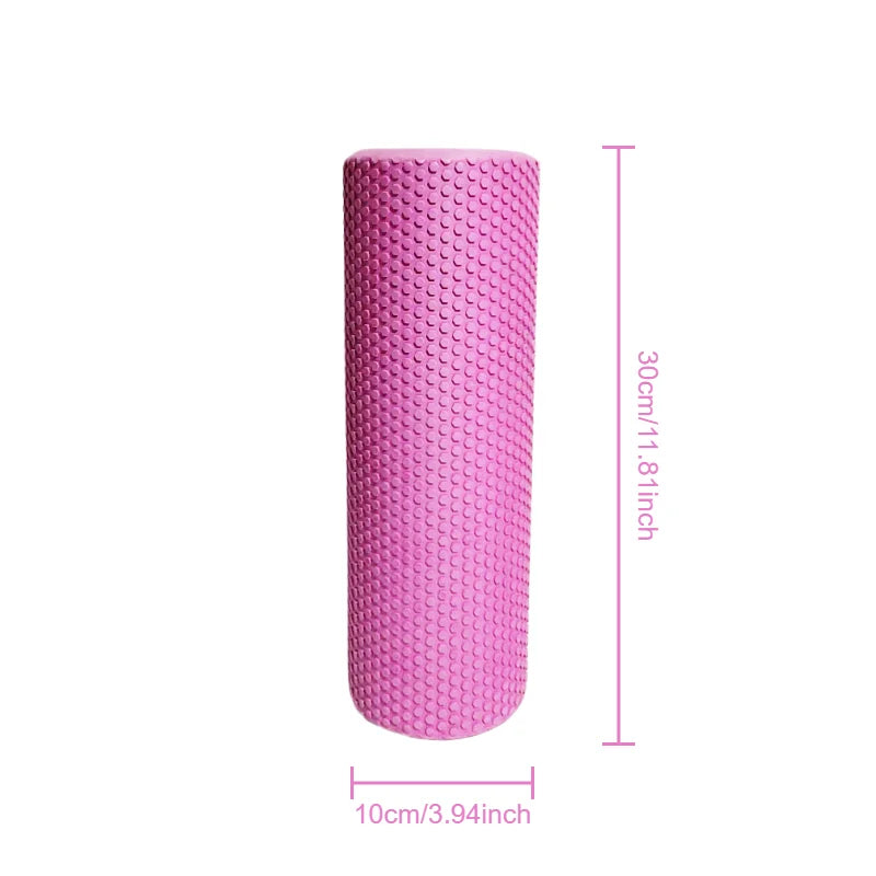 Yoga Roller Round EVA Foam Cylinder For Pilates Exercise Enhanced Home Workouts Column Massage Muscle Fitness Gym Sport