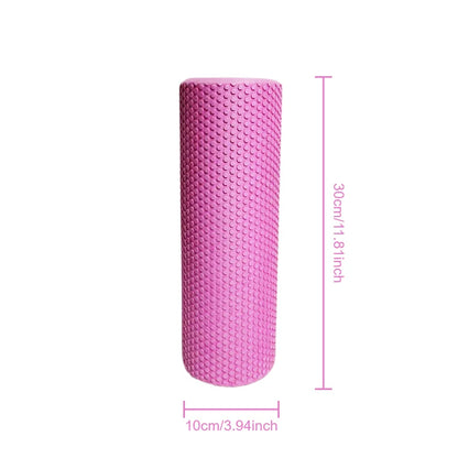 Yoga Roller Round EVA Foam Cylinder For Pilates Exercise Enhanced Home Workouts Column Massage Muscle Fitness Gym Sport