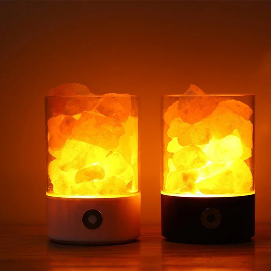 Himalaya Zoutlamp Kristal USB LED