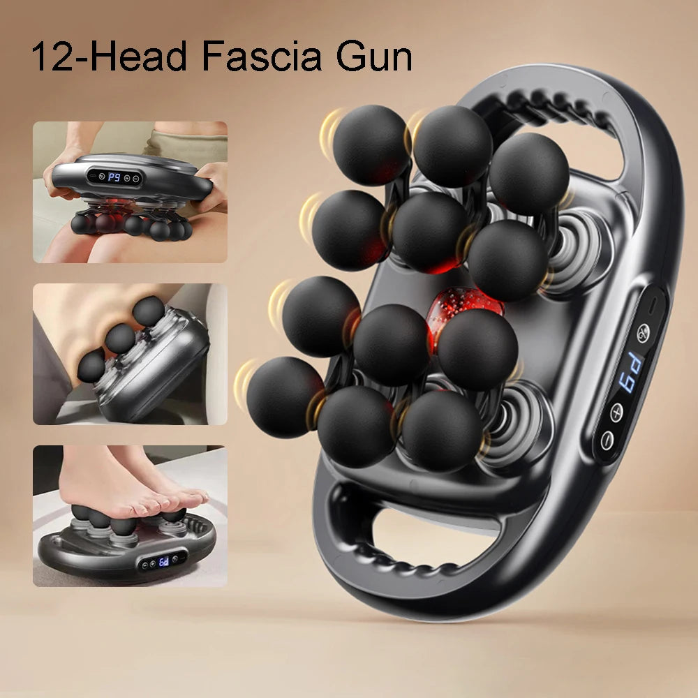12 Koppen Spier Massager Hoge Frequentie Gun