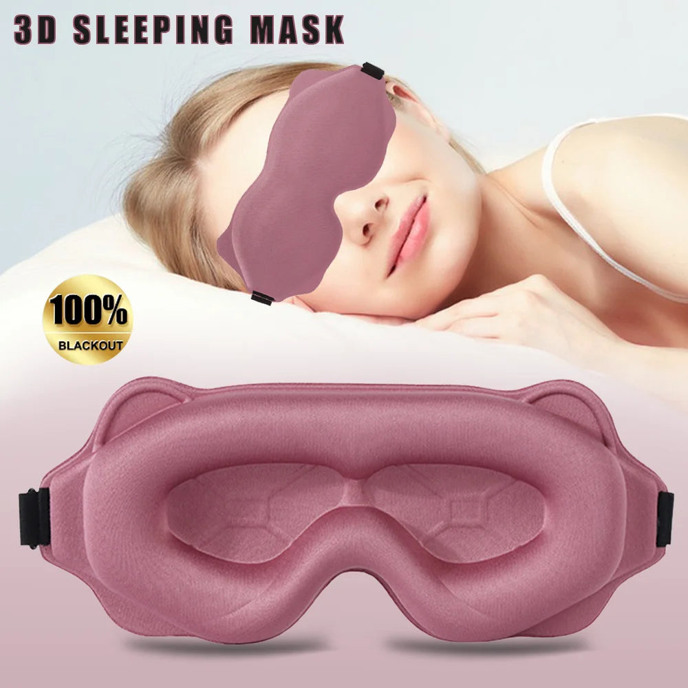 3D Slaapmasker Lichtblokkerend Zacht Verstelbaar Comfortabel