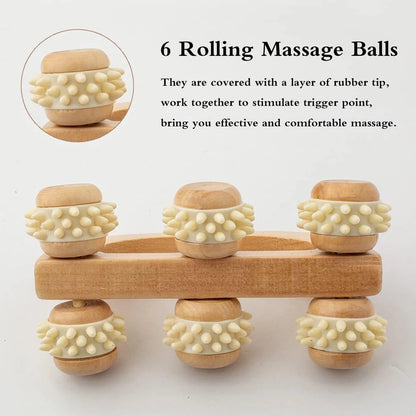 Houten Massage Roller