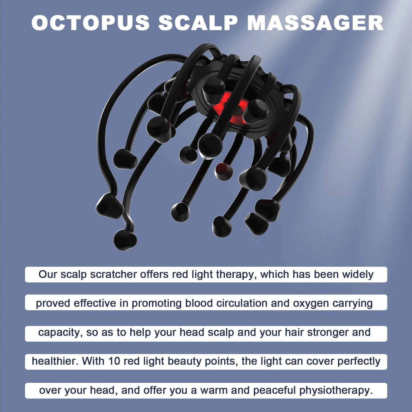 Elektrische Hoofdmassager Octopus