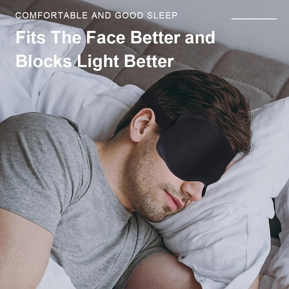 3D Slaapmasker Lichtblokkerend Zacht Verstelbaar Comfortabel