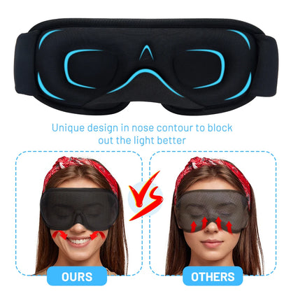 aapmasker Lichtblokkerend Zachte Oogmasker