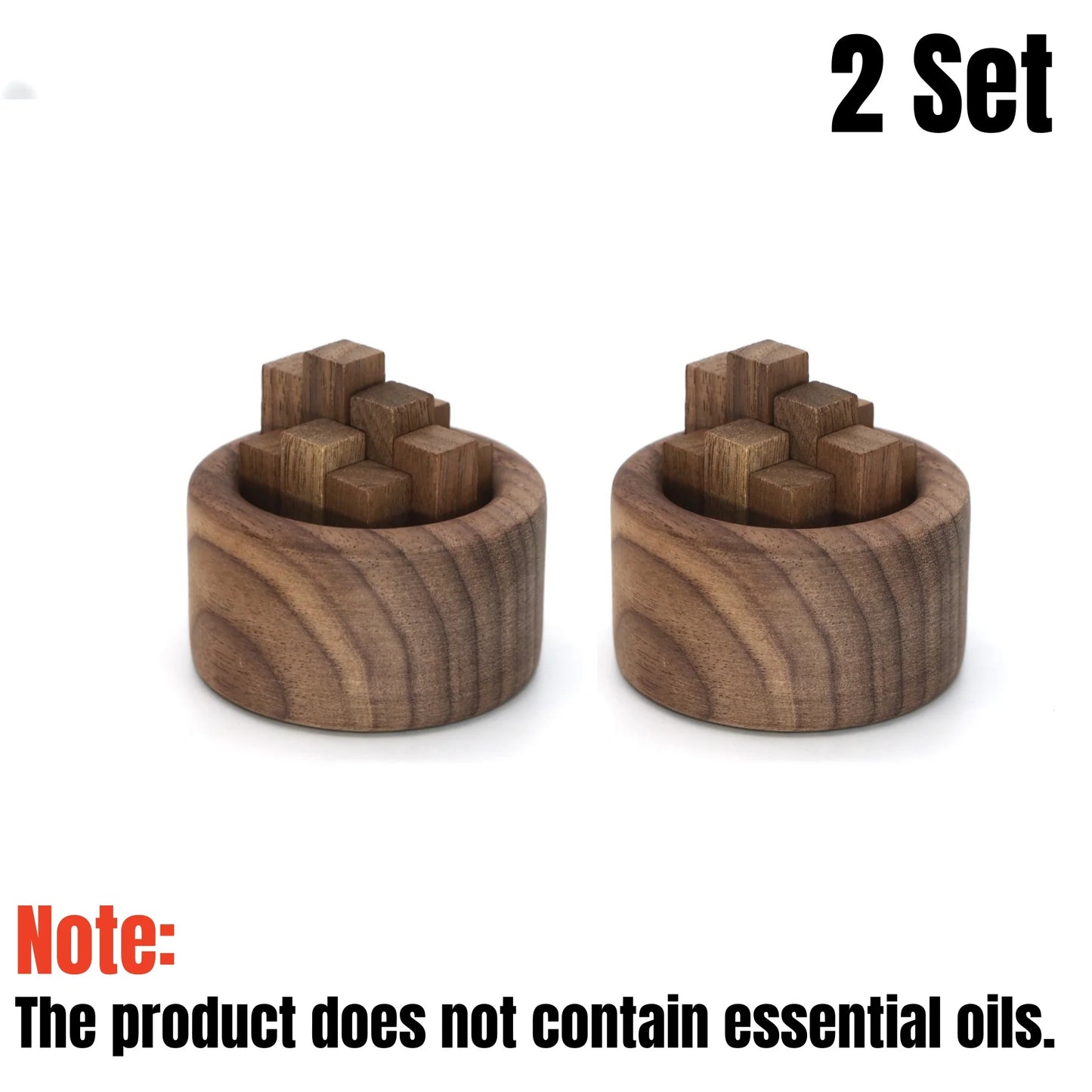 1/2/3Set Wooden Essential Oil Diffuser Aromatherapy Sticks Decor Walnut Wood Fragrance Expander For Home Bathroom Car Ornament