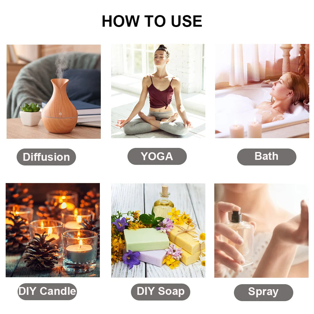 EUQEE 10 Bottles Women Fragrance Oil Gift Set Bubble Gum Jadore White Musk 10ml Roller Fragrance Oil For Diffuser DIY Soap