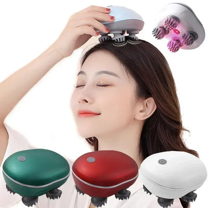 Elektrische Hoofdmassager Roodlicht Therapie