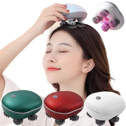 Elektrische Hoofdmassager Roodlicht Therapie