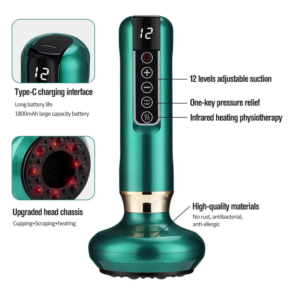 Oplaadbare Magnetische Cupping Massager