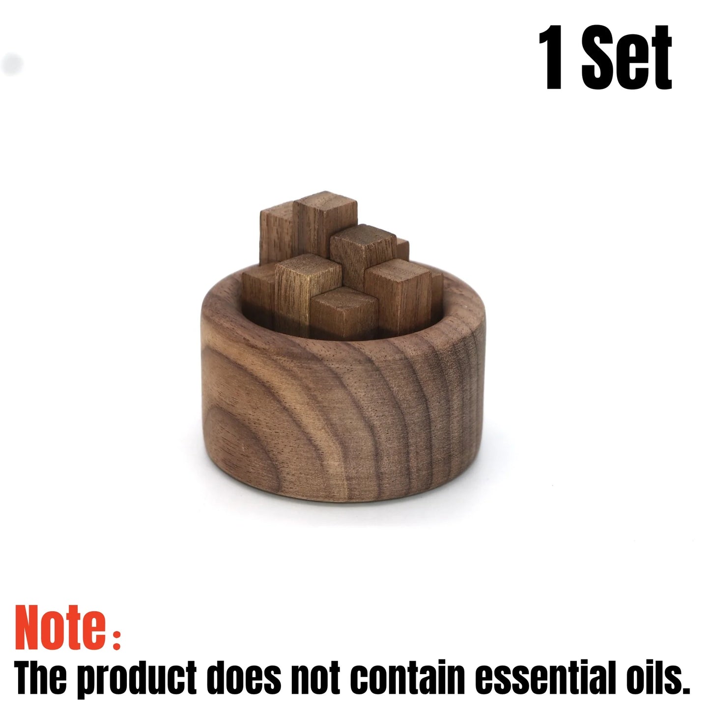 1/2/3Set Wooden Essential Oil Diffuser Aromatherapy Sticks Decor Walnut Wood Fragrance Expander For Home Bathroom Car Ornament
