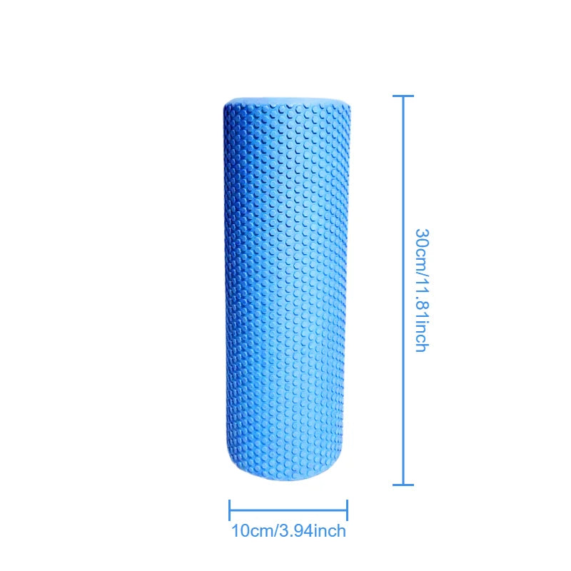 Yoga Roller Round EVA Foam Cylinder For Pilates Exercise Enhanced Home Workouts Column Massage Muscle Fitness Gym Sport