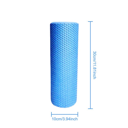 Yoga Roller Round EVA Foam Cylinder For Pilates Exercise Enhanced Home Workouts Column Massage Muscle Fitness Gym Sport