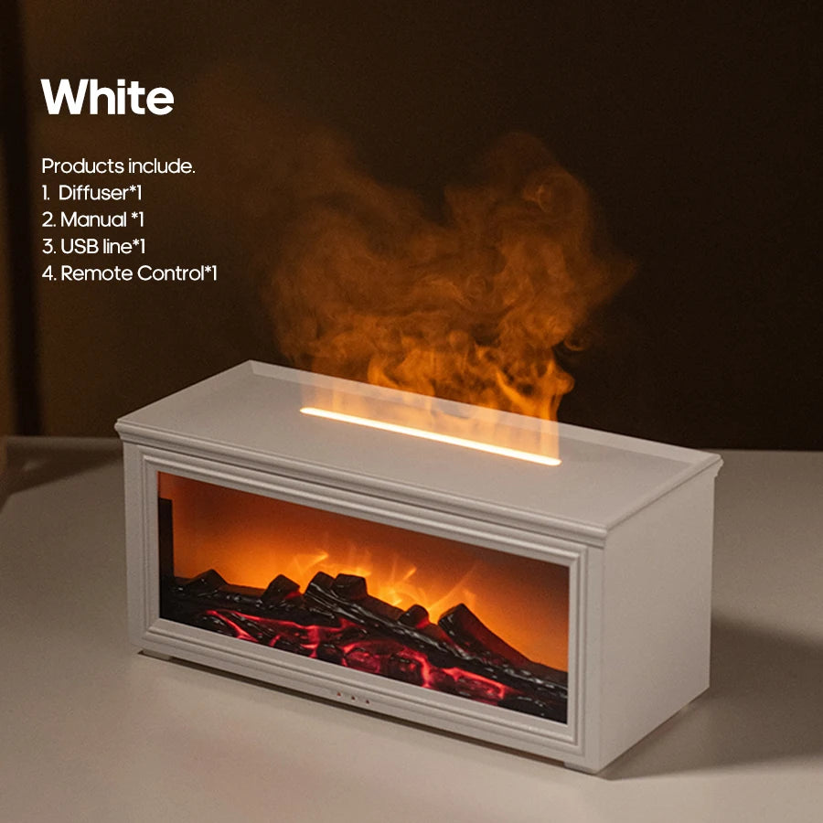 Kleurrijke Vlam Mini Openhaard Diffuser