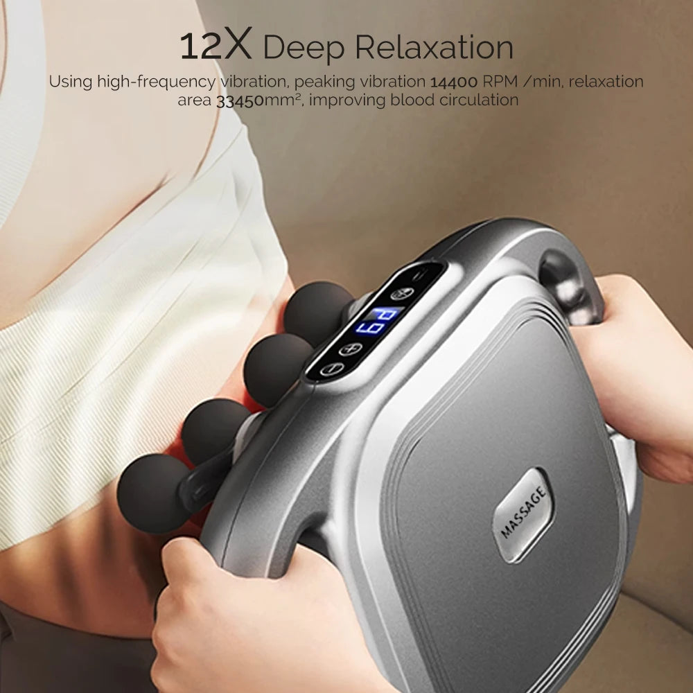 12 Koppen Spier Massager Hoge Frequentie Gun