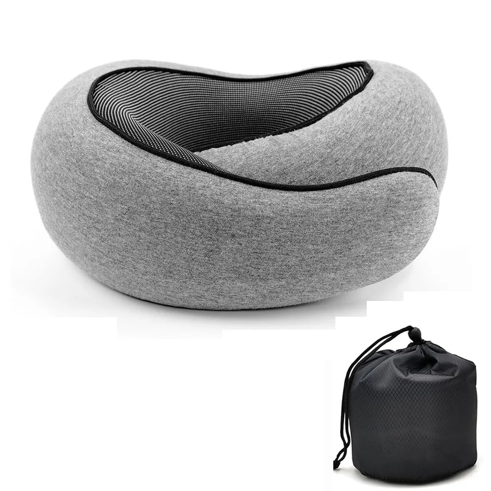 Reisnek Kussen Memory Foam U-vorm Verstelbaar