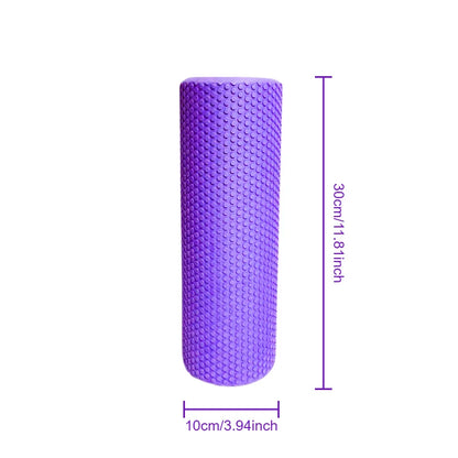 Yoga Roller Round EVA Foam Cylinder For Pilates Exercise Enhanced Home Workouts Column Massage Muscle Fitness Gym Sport