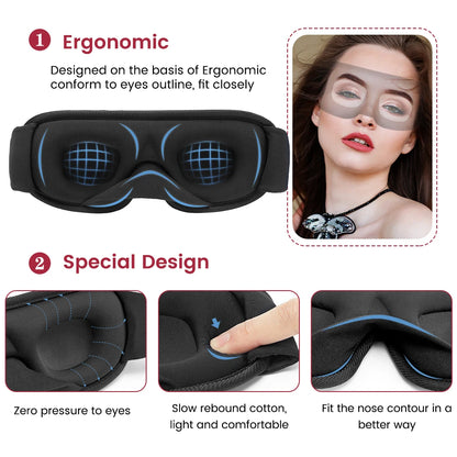 aapmasker Lichtblokkerend Zachte Oogmasker