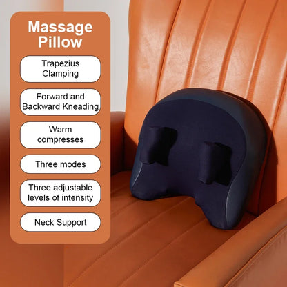 Draadloos Massagekussen Elektrisch Shiatsu Verwarming