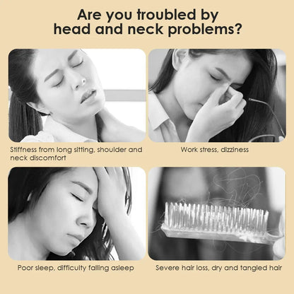 Natural Fragrance Massage Comb Six Claw Head Acupoint Massage Scraping Tool Neck Lifting Scraping Face Massager