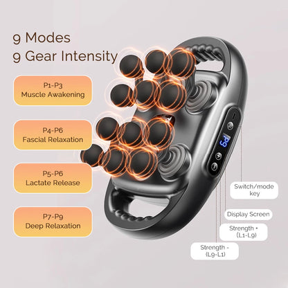 12 Koppen Spier Massager Hoge Frequentie Gun