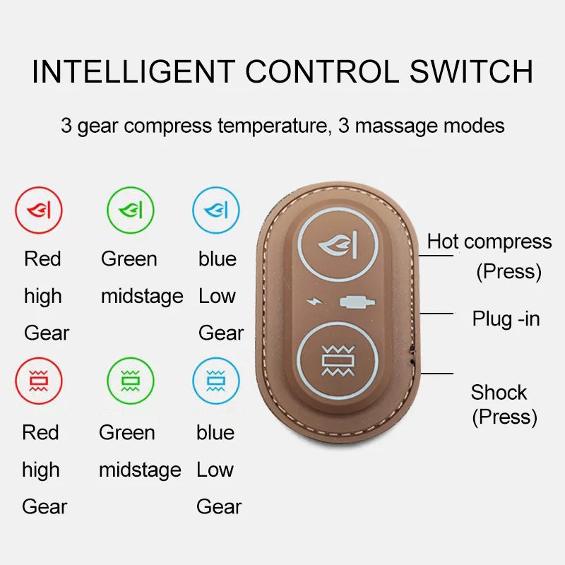 Elektrisch Lendenkussen Massage Verwarming