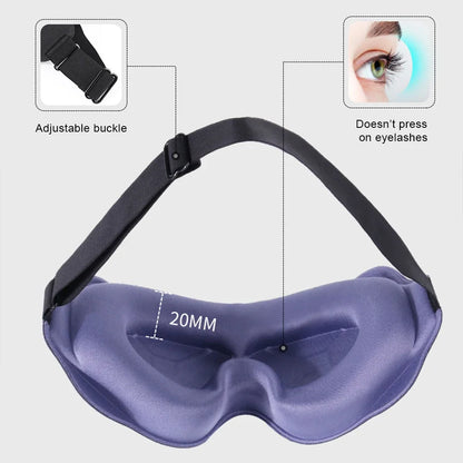 3D Slaapmasker Lichtblokkerend Zacht Verstelbaar Comfortabel