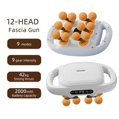 12 Koppen Spier Massager Hoge Frequentie Gun