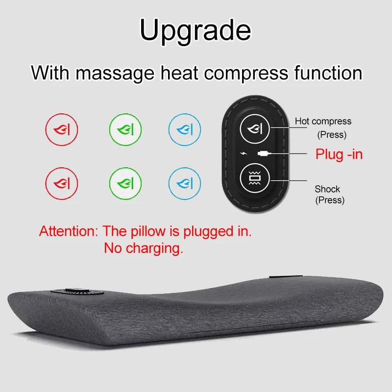 Elektrisch Lendenkussen Massage Verwarming